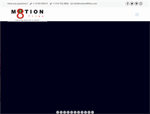 Tablet Screenshot of motion8films.com